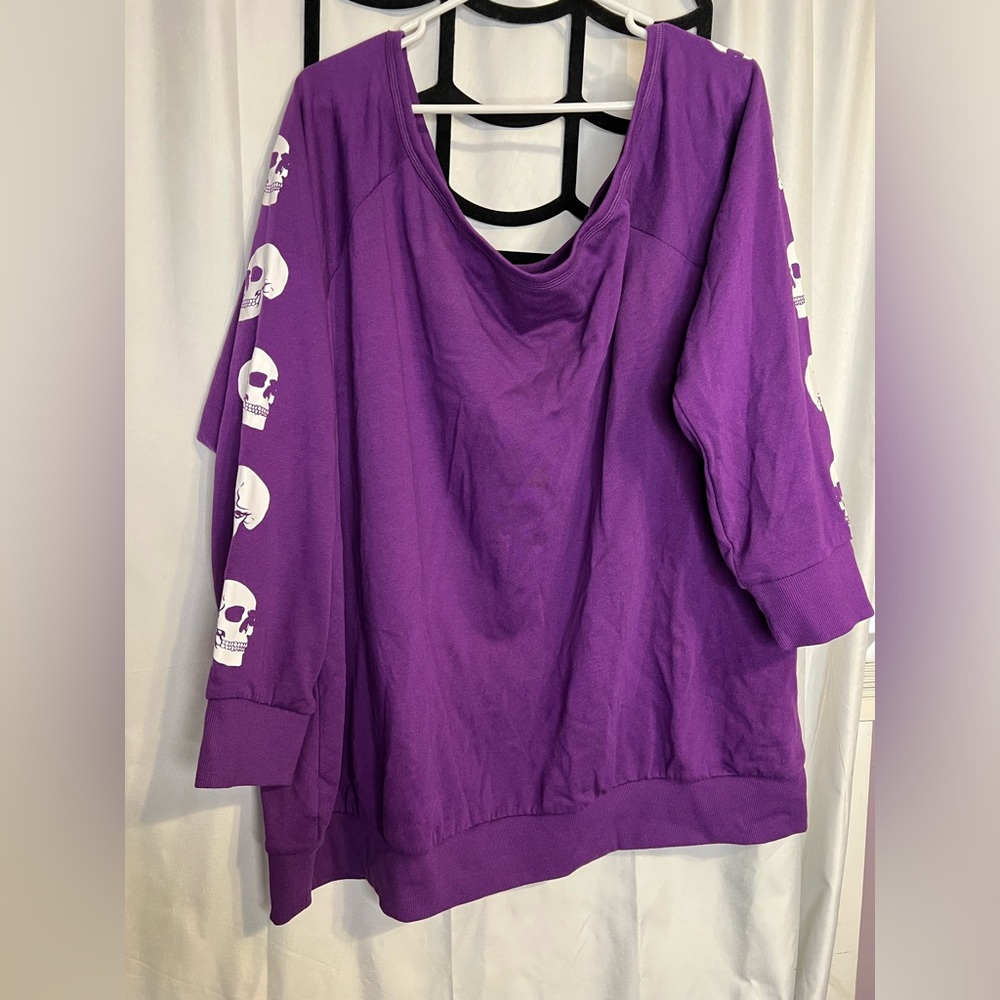 Torrid Off the Shoulder Sweatshirt